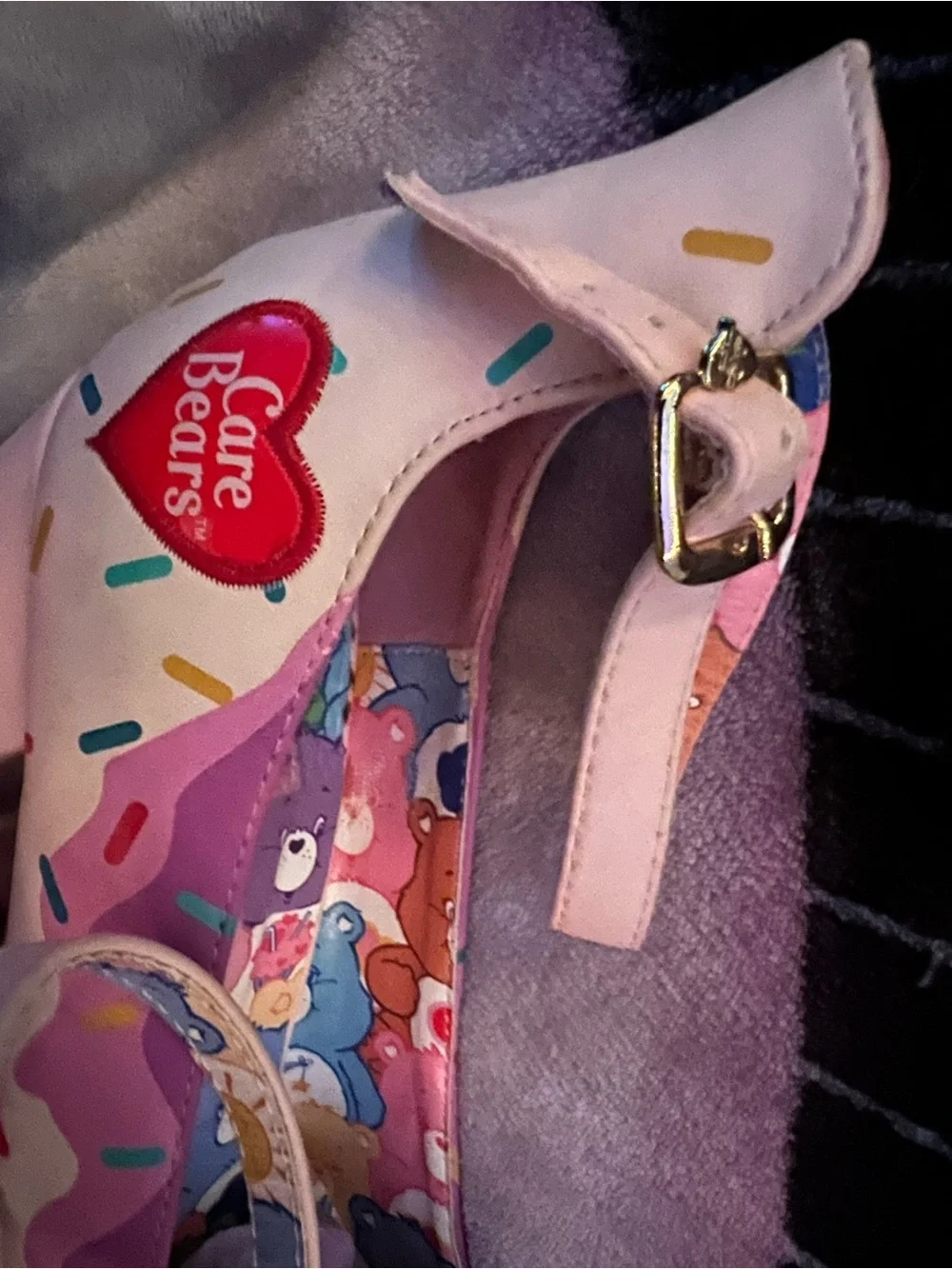 Iron Fist Care Bears Spring Fling Sprinkle Platform Mary Janes